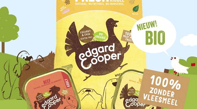 Biologisch hondenvoer van Edgard&Cooper met kip en kalkoen