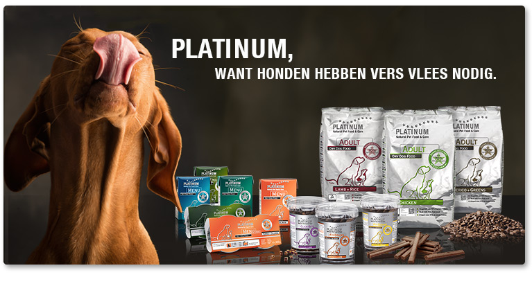 PLATINUM hondenvoeding als aanvulling op of alternatief voor „BARF”