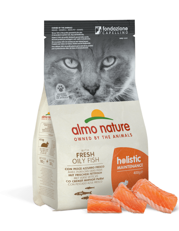 Almo Nature Holistic voor katten: kwaliteit met vers vlees of verse vis